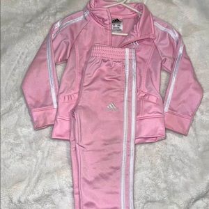 Toddler girls adidas track suit